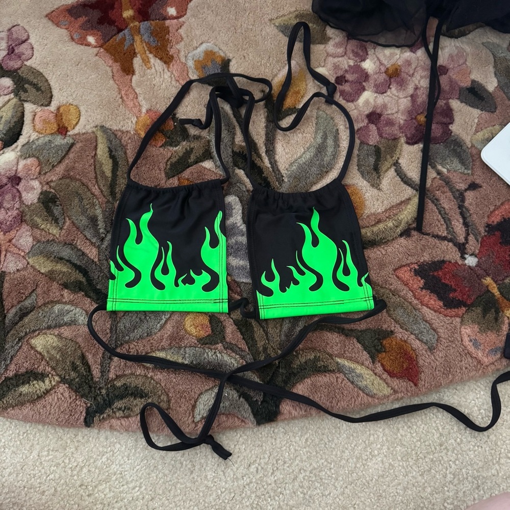Jade Clark Flame Kini top